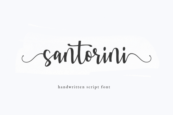 Santorini Font - Featured Image