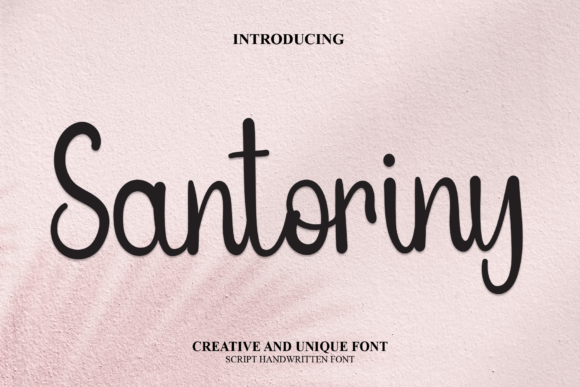 Santoriny Font - Featured Image