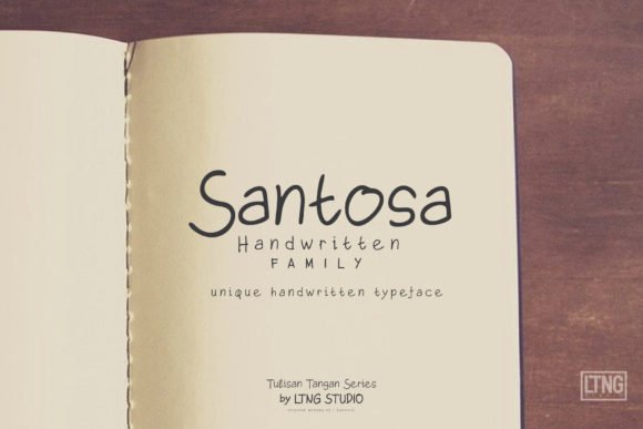 Santosa Font - Featured Image