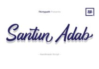 Santun Adab Font - Featured Image