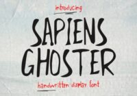 Sapiens Ghoster Font - Featured Image