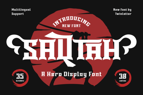 Saqtah Font - Featured Image