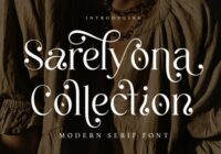 Sarelyona Collection Font - Featured Image