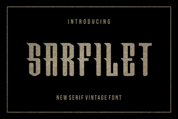 Sarfilet Font - Featured Image