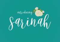 Sarinah Script Font - Featured Image