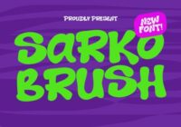 Sarko Brush Font - Featured Image