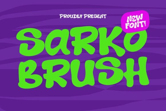 Sarko Brush Font - Featured Image