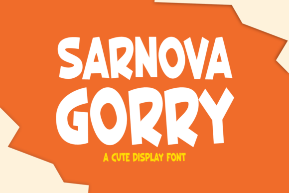 Sarnova Gorry Font - Featured Image