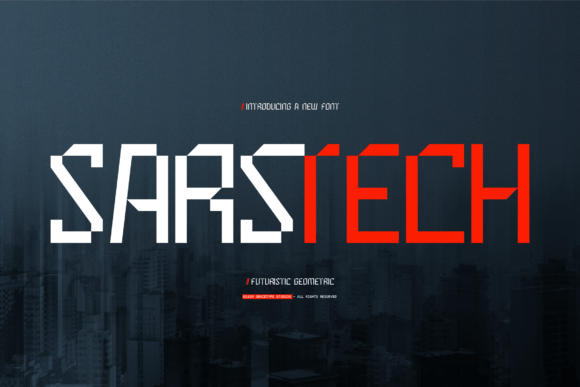 Sarstech Font - Featured Image