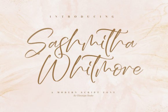 Sashmitha Whitmore Font - Featured Image