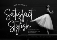 Satisfact Stylish Font - Featured Image