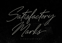 Satisfactory Marks Font - Featured Image