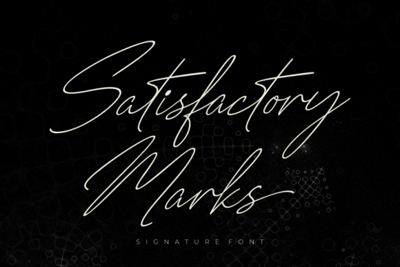 Satisfactory Marks Font - Featured Image