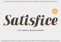 Satisfice Font - Featured Image