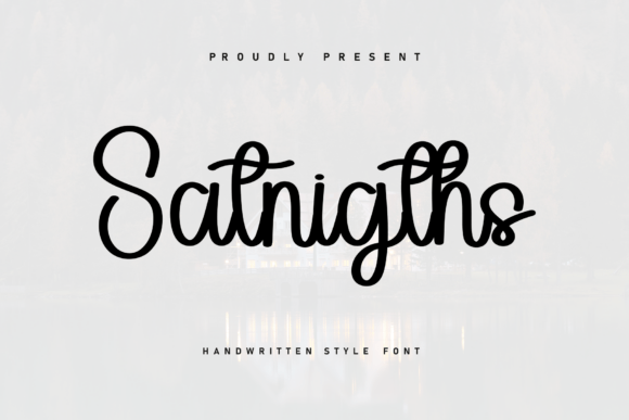 Satnigths Font - Featured Image