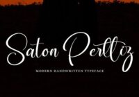 Saton Perttiz Font - Featured Image