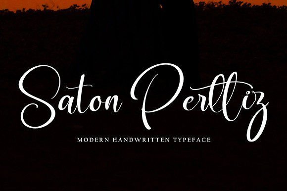 Saton Perttiz Font - Featured Image