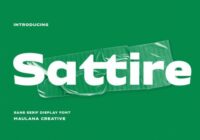 Sattire Font - Featured Image
