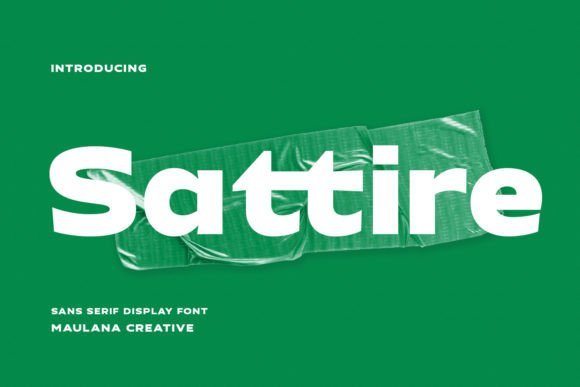 Sattire Font - Featured Image