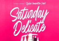 Saturday Delicate Font - Featured Image