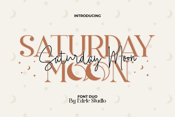 Saturday Moon Font - Featured Image