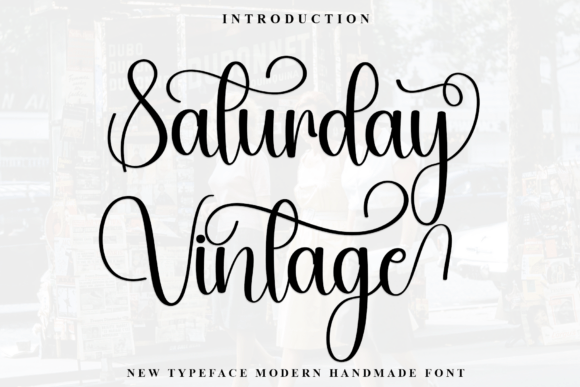 Saturday Vintage Font - Featured Image