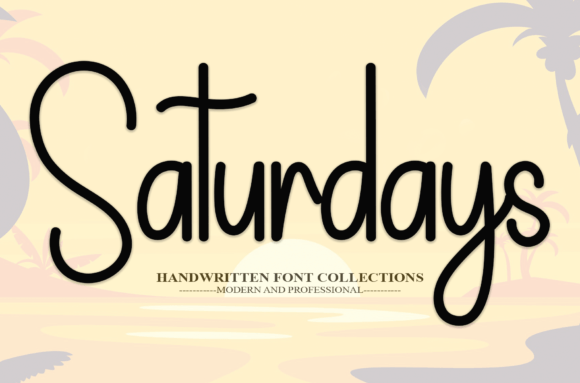 Saturdays Font - Featured Image