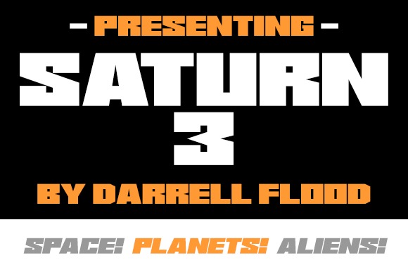 Saturn 3 Font - Featured Image