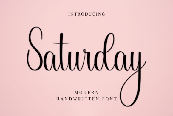 Satuyrday Font - Featured Image