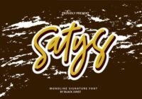 Satys Font - Featured Image