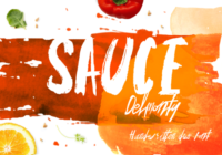 Sauce Delmonty Font - Featured Image