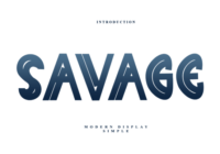 Savage Font - Featured Image