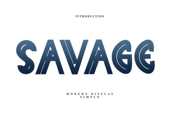 Savage Font - Featured Image