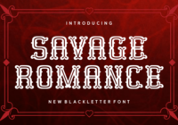 Savage Romance Font - Featured Image