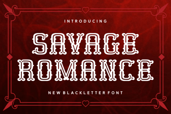 Savage Romance Font - Featured Image