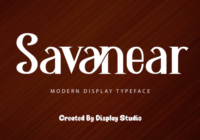 Savanear Font - Featured Image