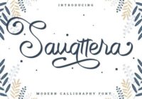 Savattera Font - Featured Image