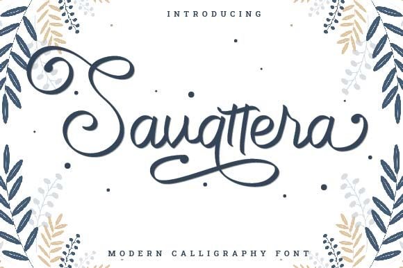 Savattera Font - Featured Image