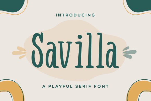 Savilla Font - Featured Image