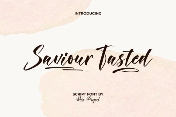 Saviour Tasted Font - Featured Image