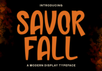 Savor Fall Font - Featured Image