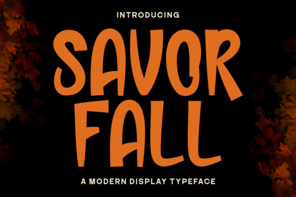 Savor Fall Font - Featured Image