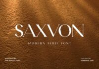 Saxvon Font - Featured Image