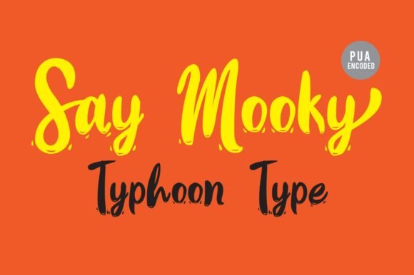 Say Mooky Font - Featured Image