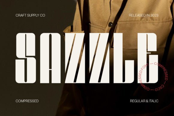 Sazzle Font - Featured Image