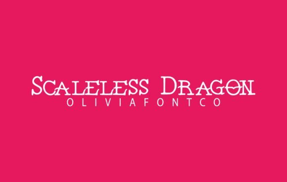 Scaleless Dragon Font - Featured Image