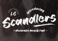 Scandlers Font - Featured Image