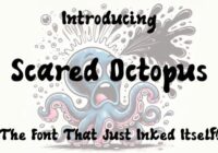 Scared Octopus Font - Featured Image