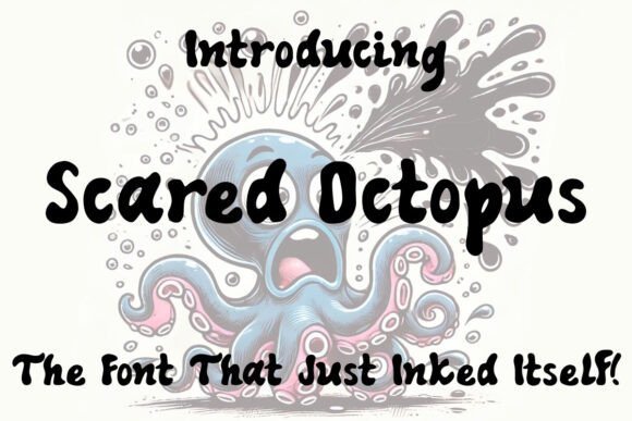 Scared Octopus Font - Featured Image