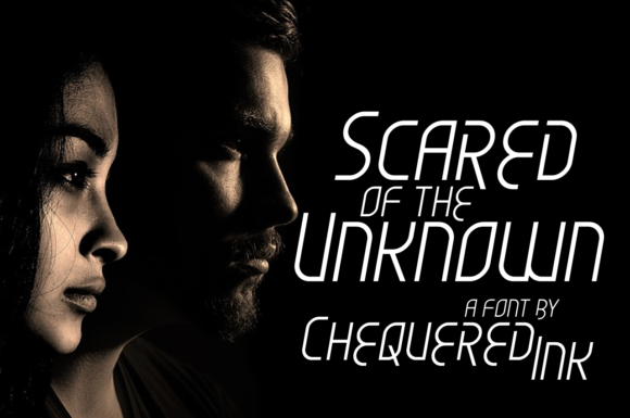 Scared of the Unknown Font - Featured Image